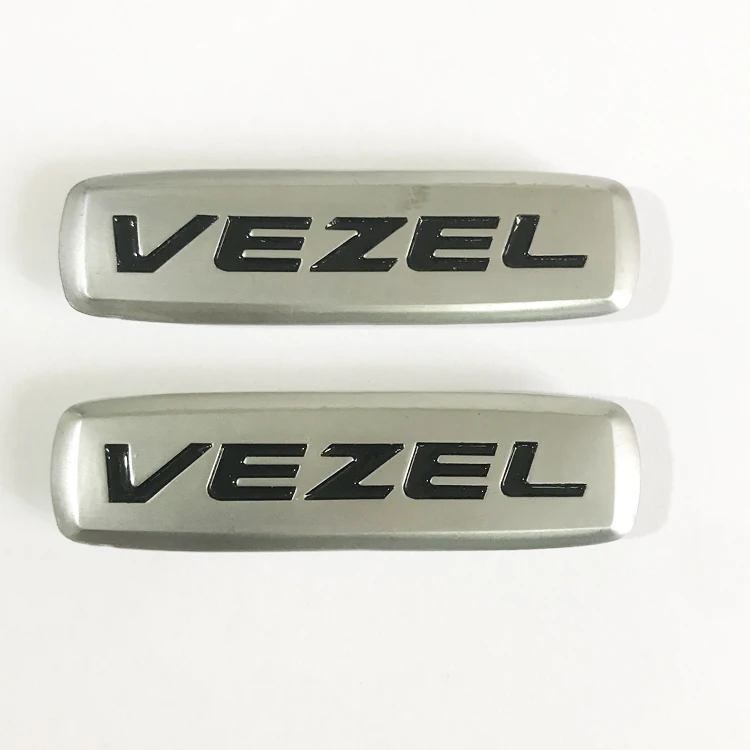 Custom zinc die cast emblem with chrome finish metal badges