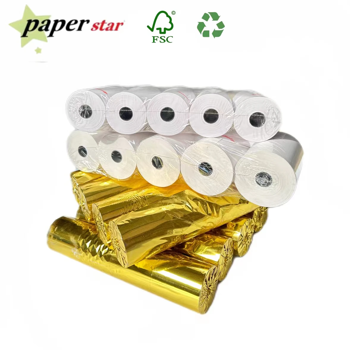 Thermal paper manufacturer professional 20 years of production experience for 80*80 57*40