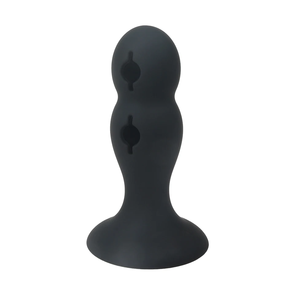 3 Sizes Silicone Butt Plug Anal Beads Dilator Glass Ball Inside For Men Women Couple Prostate Massager Muscles Trainer Sex Toys