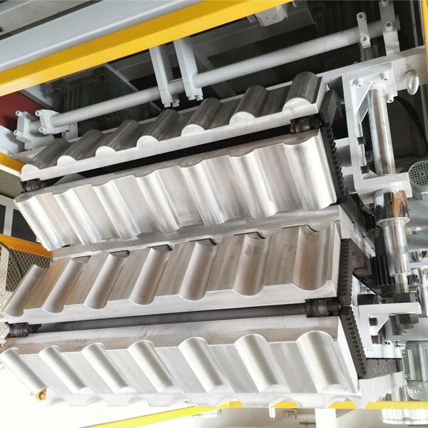 Plastic tile production line  plastic  roof panel tile Making machine