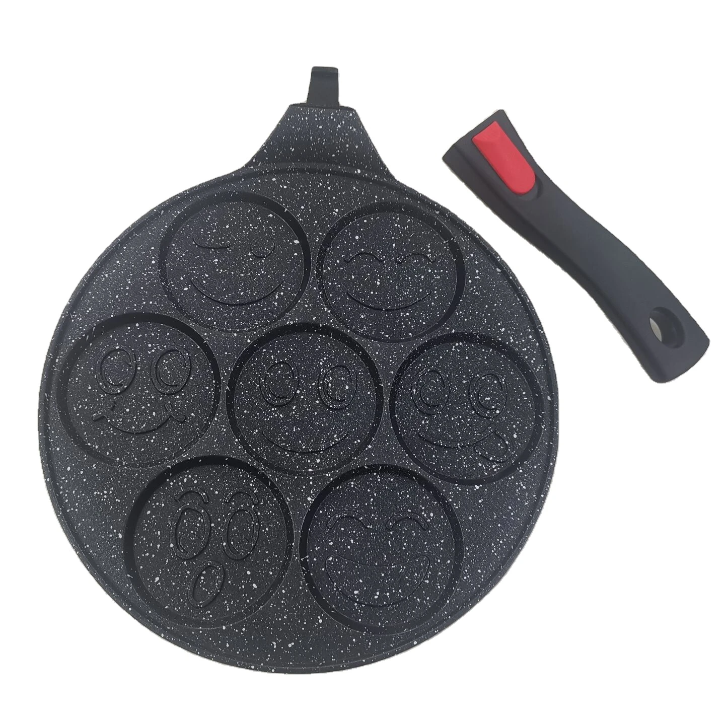 Sell Well New Type Detachable Handle Frying Baking Cake Pan Grilling Non Stick Sheet Pan