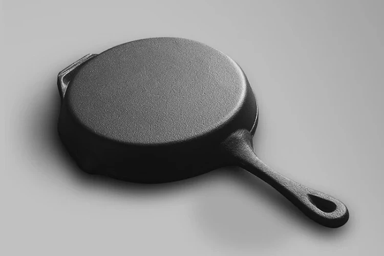 
Hot sale multiple customized sizes available professional restaurant cast iron preseasoned skillet frying pan cookware set 