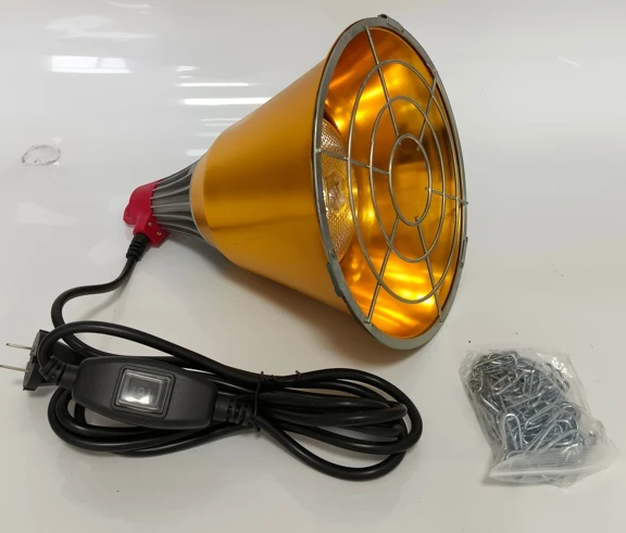 Оптовая продажа сделано в Китае фабрика OEM тепловая лампа корпус из алюминиевого сплава Полировочная абажур для птицы