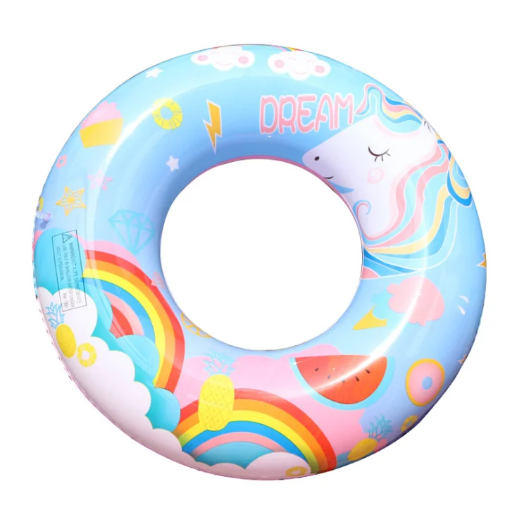2021 High-Quality Adult And Children Inflatable Rainbow Horse  Inflatable Life Rings