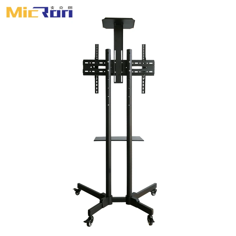 Mobile TV Cart TV Stand with Wheels for 50 to 80 Inch LCD LED OLED Plasma Flat Panel Screens
