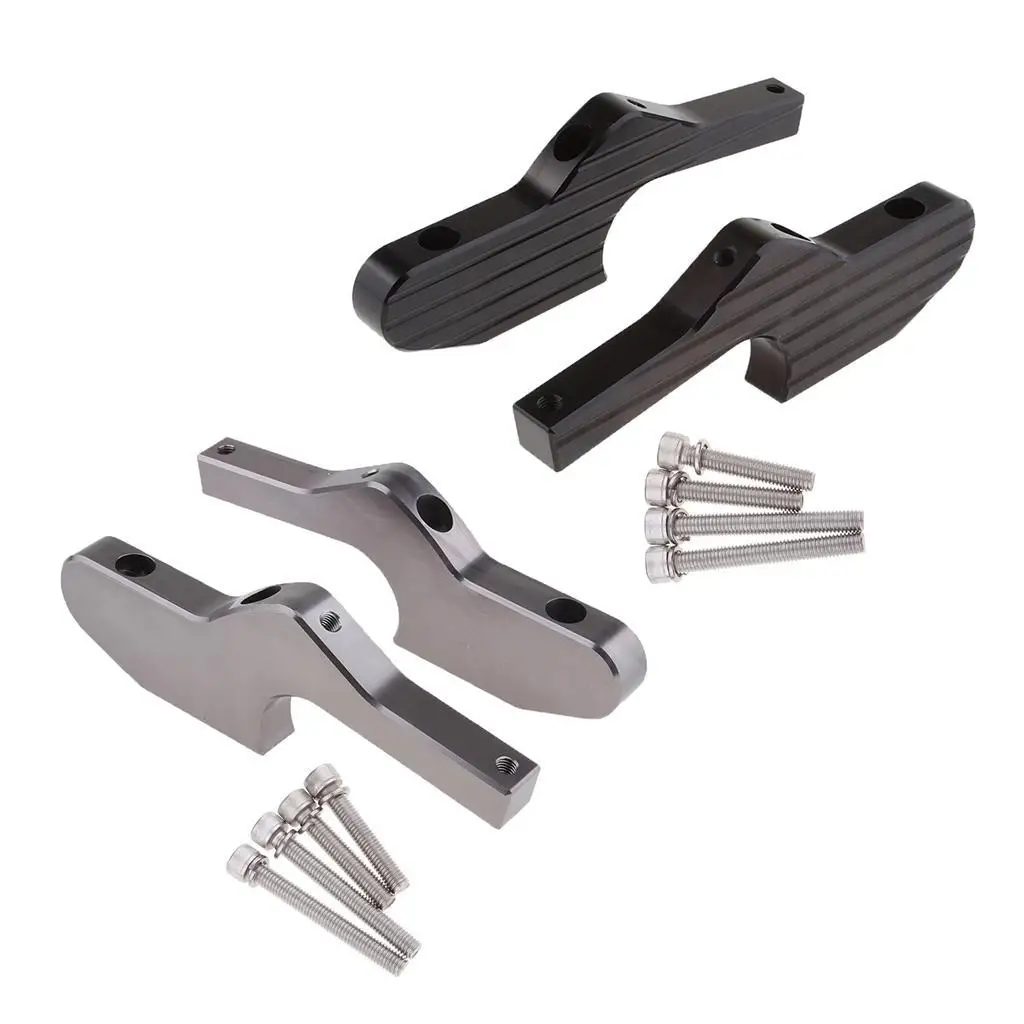 Motorcycle CNC Machining Aluminum Passenger Foot Peg Extensions Extended Footpeg For Vespa GT GTS GTV 60 125 150 200 250 300 ie
