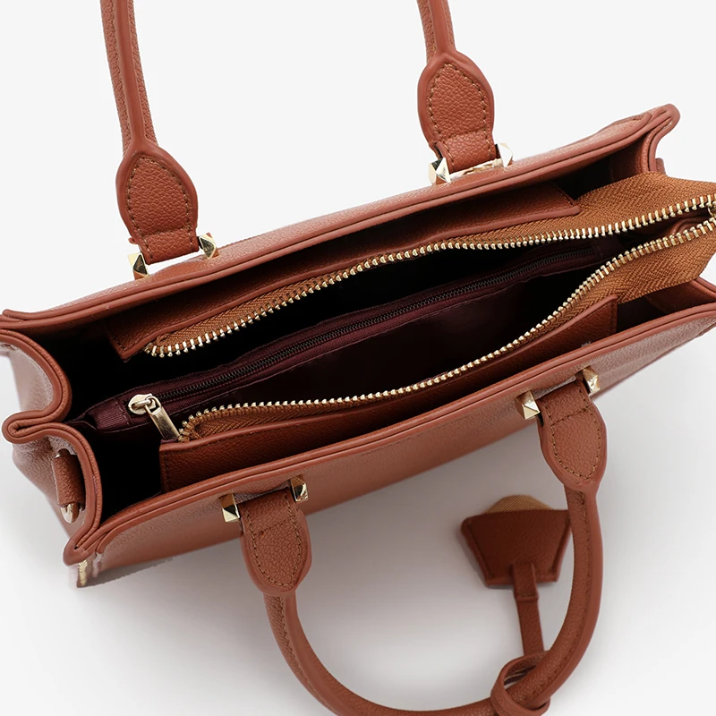2024 top quality  luxury PU leather bags office lady handbags fashion elegant designer tote bags