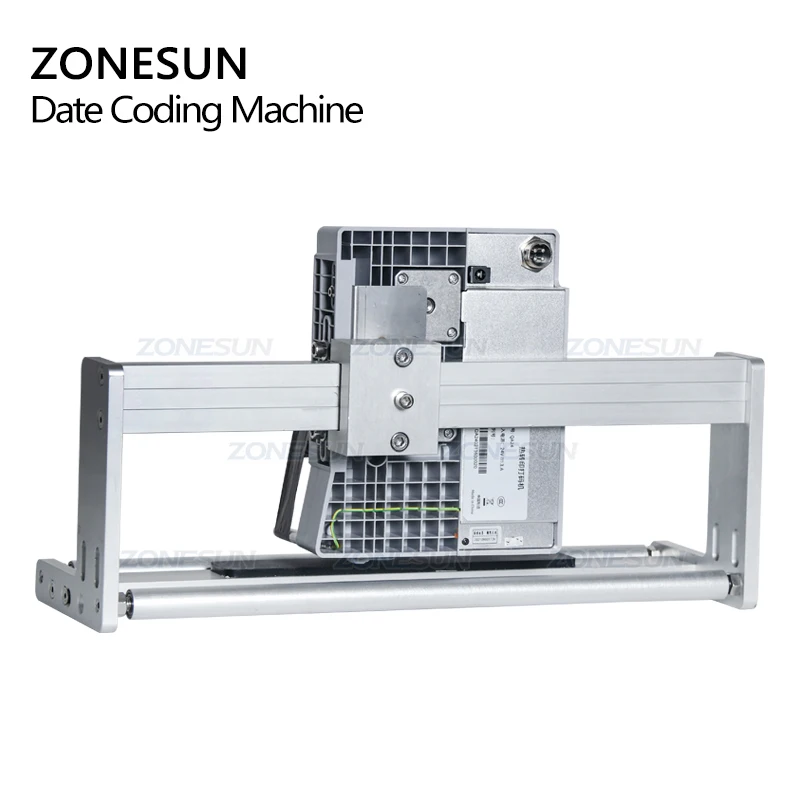 ZONESUN Semi Automatic Intelligent Date Coder Batch Production Date Printing Machine For Labeling Machine