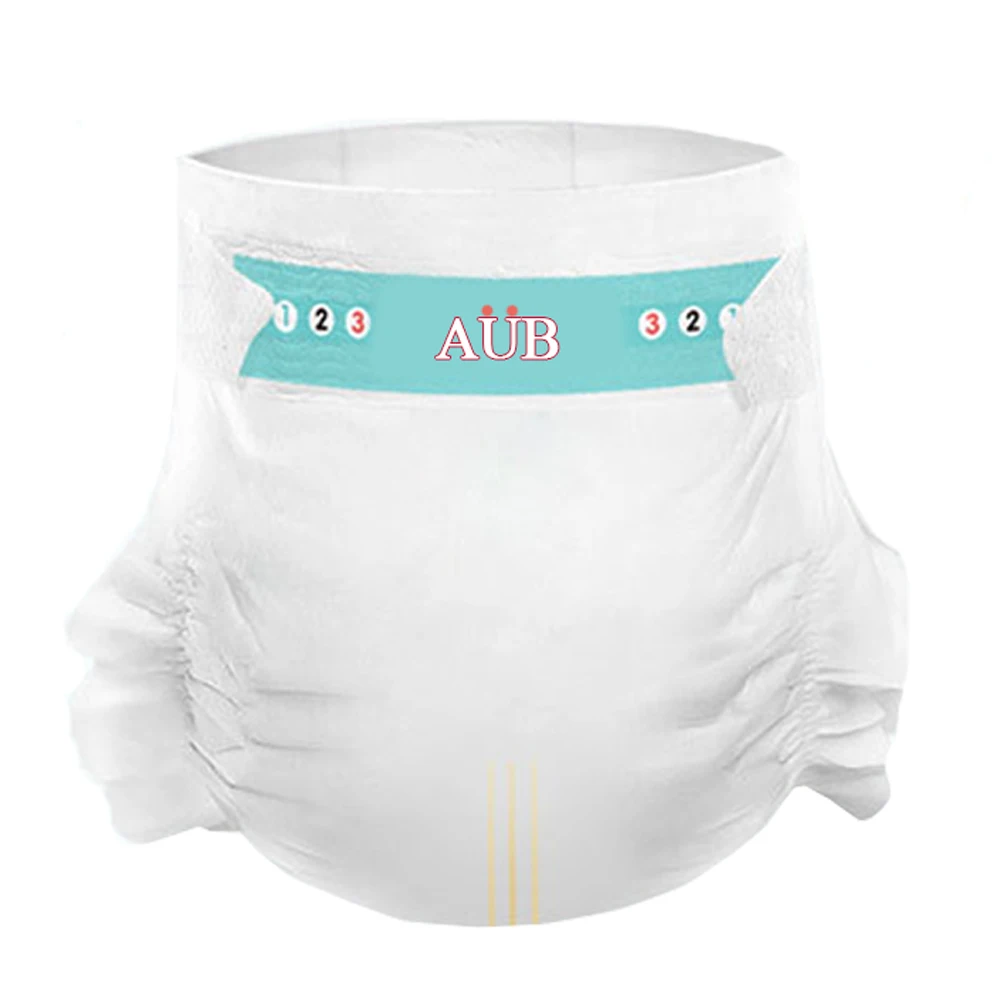 AUB Custom Logo Couche pour bebe Quanzhou Super Daddy Disposable Baby Diaper Alarm Sensor Of Cotton For Baby