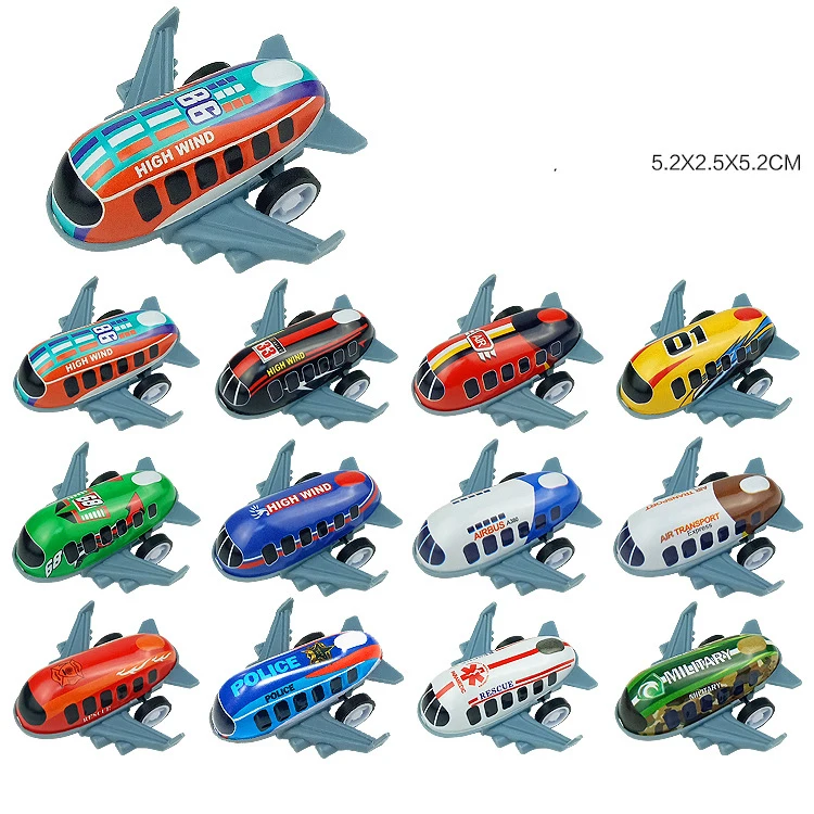 Hot selling wholesale 1:64 racing cars planes pull back mini metal vehicles model set wheels kids car diecast toys for children