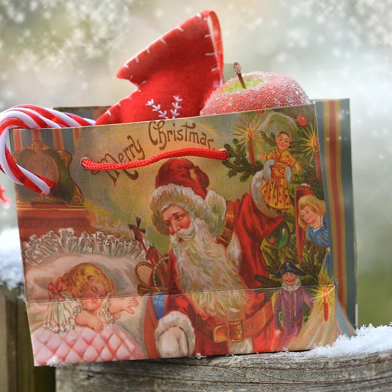 Merry Christmas Wall Hanging Tapestry Polyester Fabric Printed Santa Claus Deer Snowman Woven Aubusson Christmas Room Decor Gift