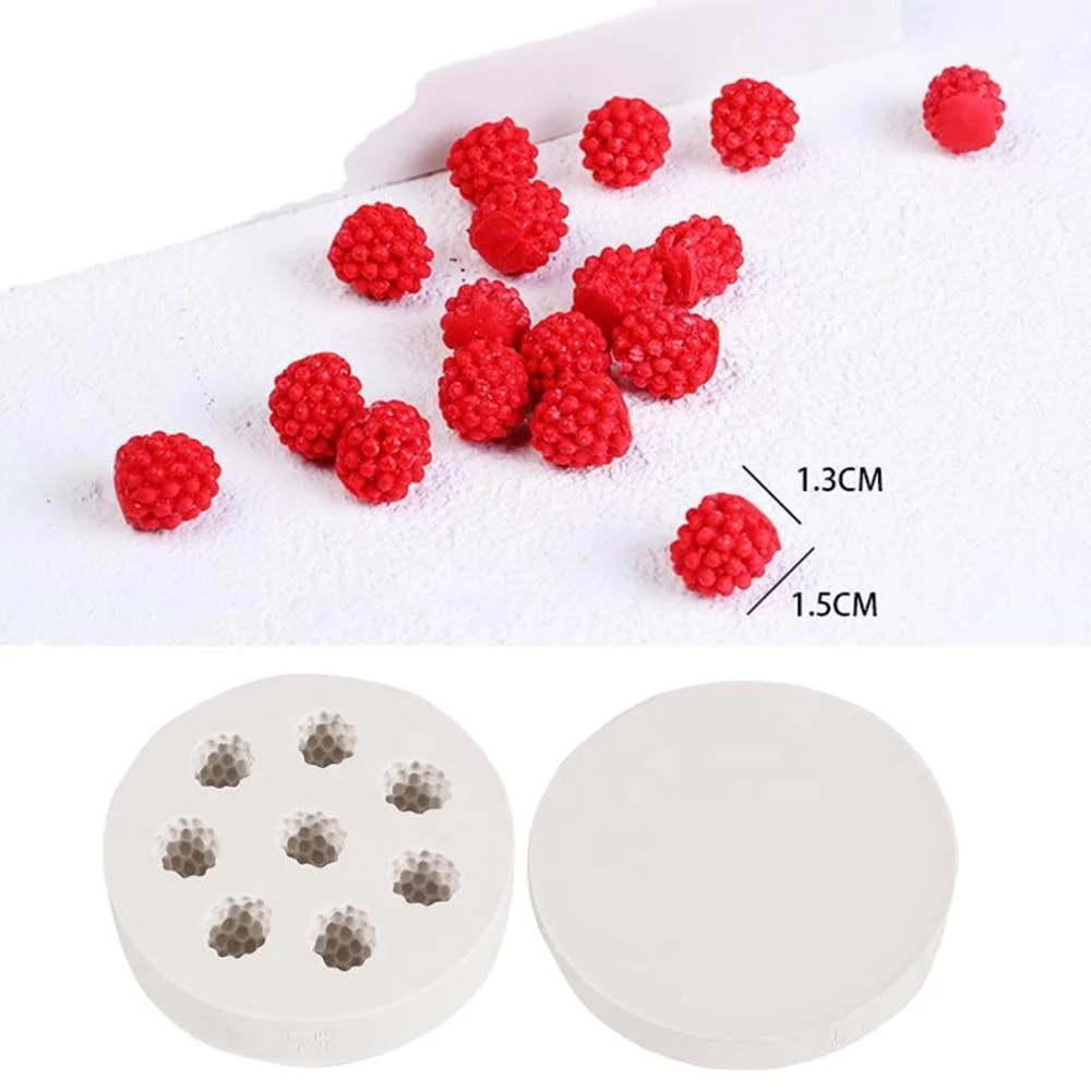 1PCS Blueberry,Raspberry silicone cake fondant mold cake decorating tools soap mold kitchen tools