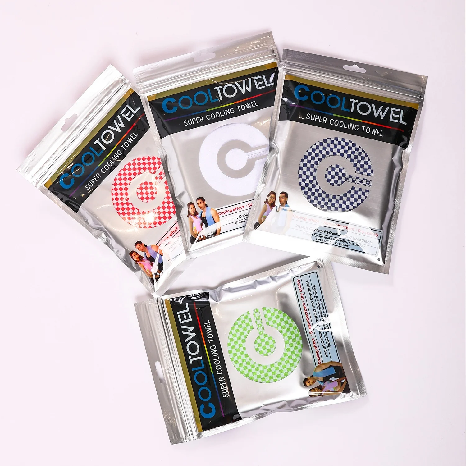 Custom Logo Printed Dry Cold Sense Towel Cooling Sports Ice Cold Towel