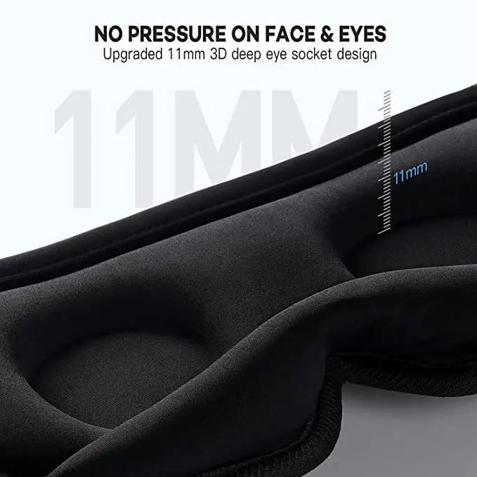 2022 music 3D eye mask Wireless sleep band headphonesleep band headphones gift for women