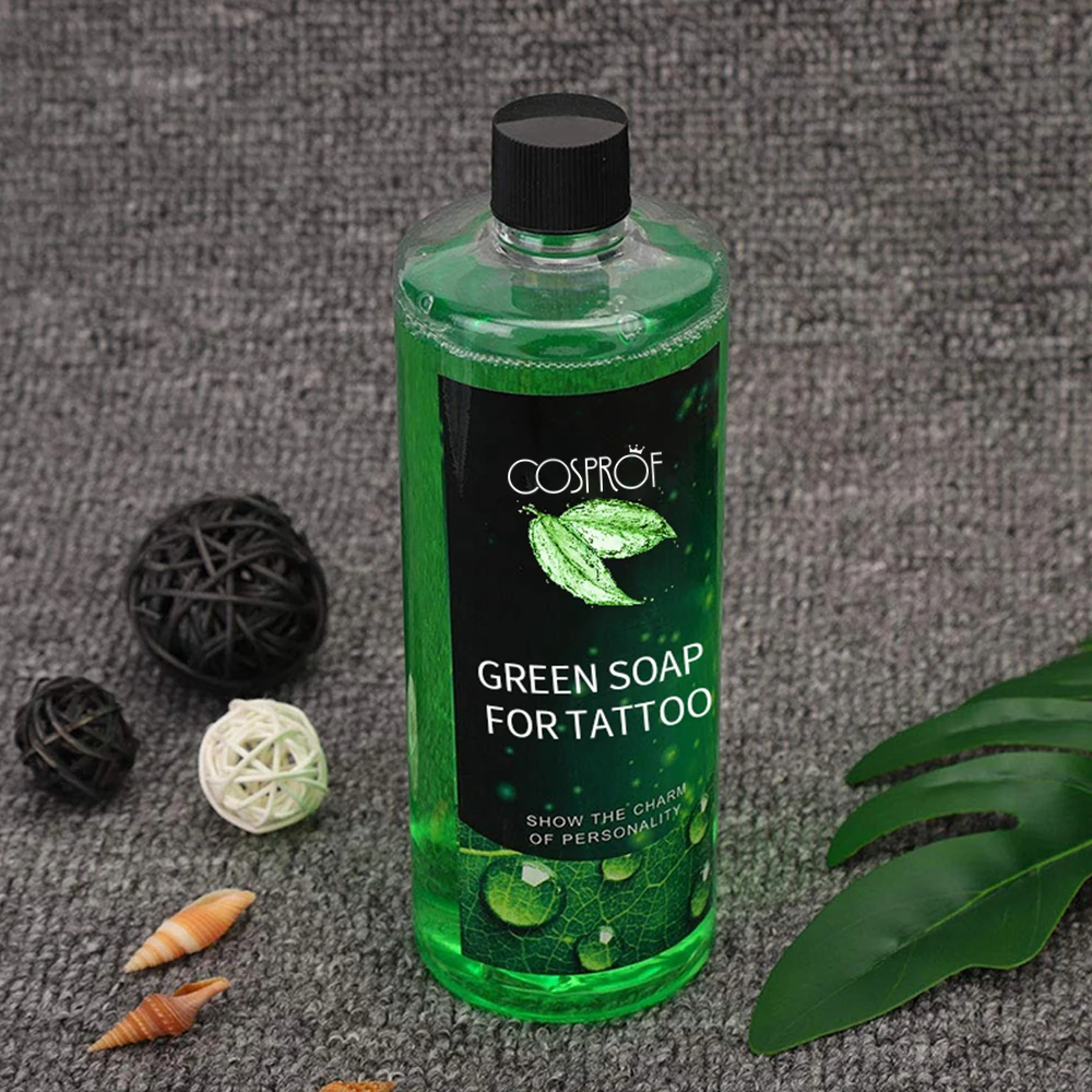 2023 Green Foam Soap Tattoo Cleansing Soap Tattoo Relieve Accessory Skin Care