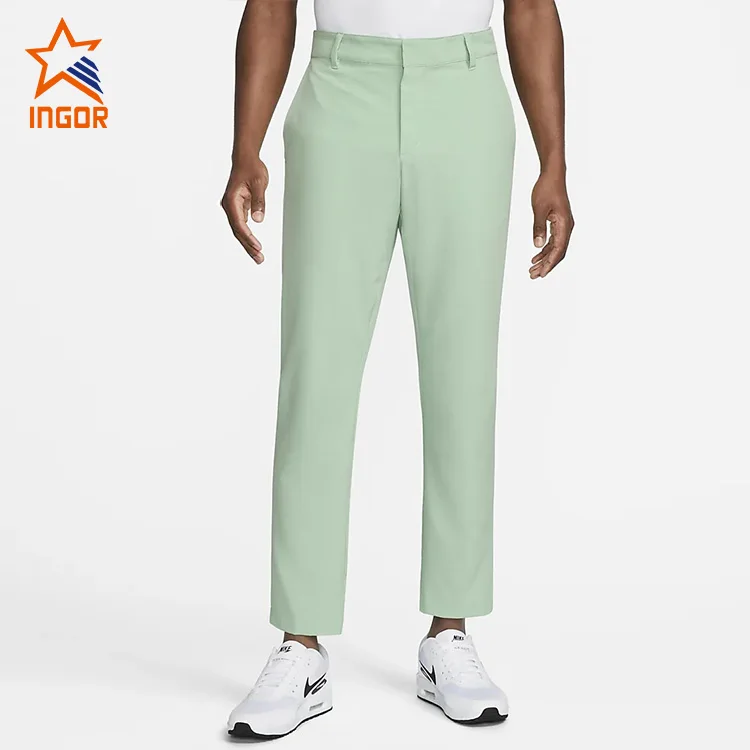 Ingor Essentials Outdoor Thick Mens Quick Dry Lightweight Casual Pants Classic Slim Fit Stretch Golf Pant with Pockets