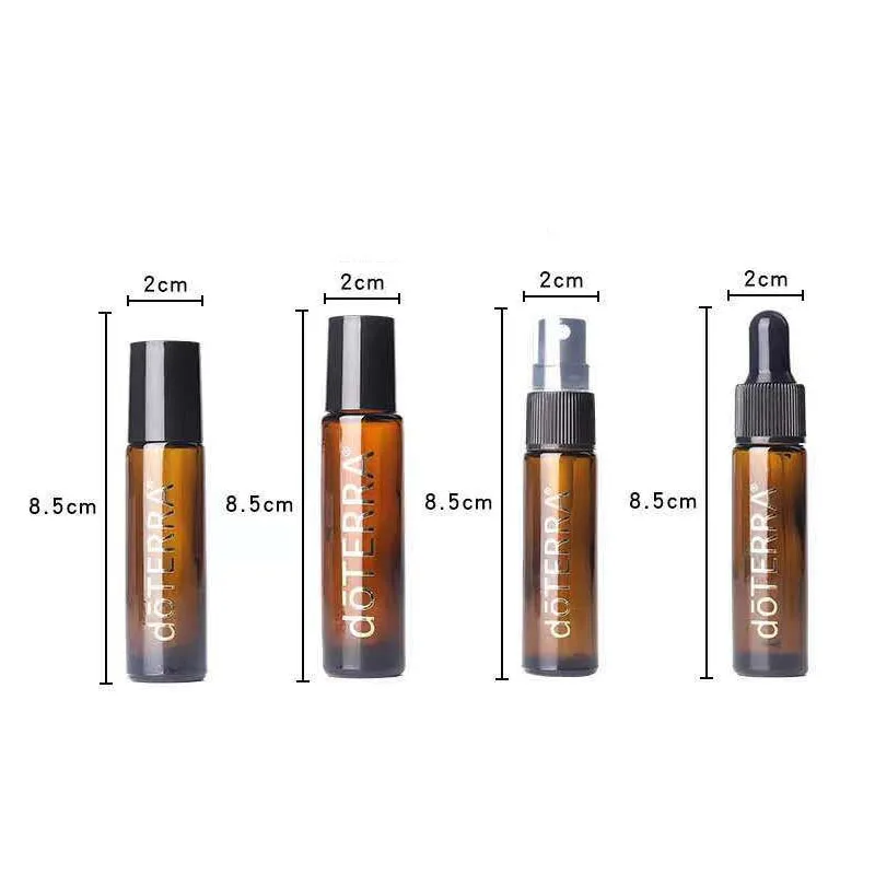 Оптовая продажа, флаконы с роликами для эфирного масла 5 мл, 5 мл, 10 мл, 10 мл, флакон с красочным стеклом для духов