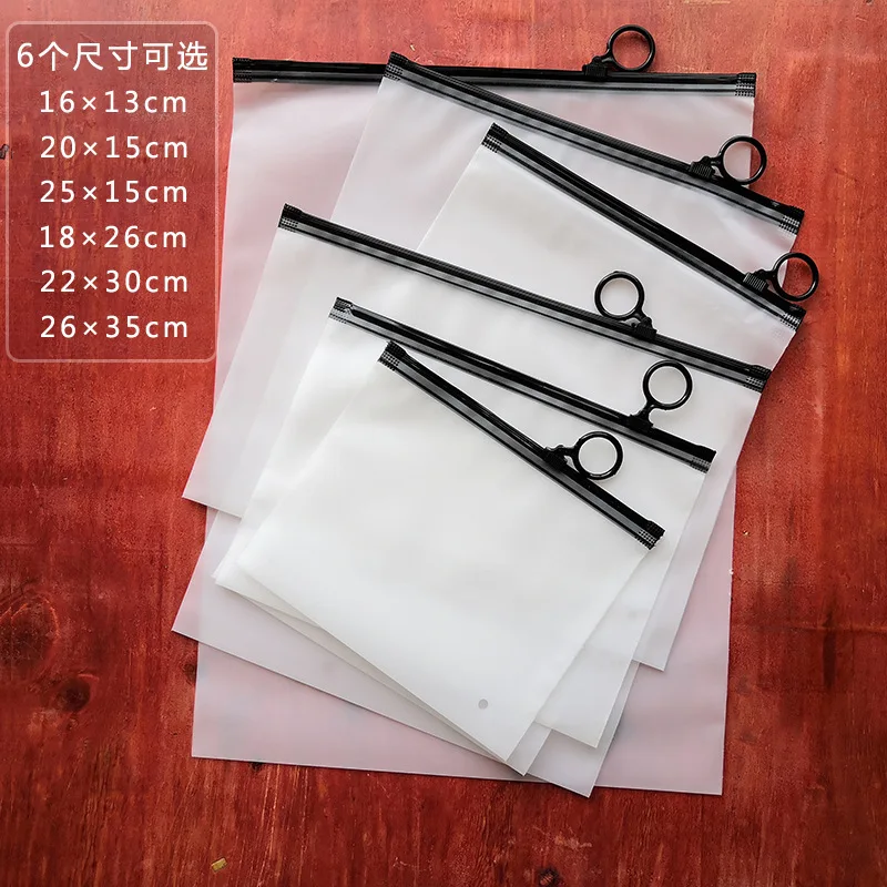 Толщина 12 C высокое качество Тянущее кольцо на молнии сумка из матового ПВХ EVA для упаковки одежды