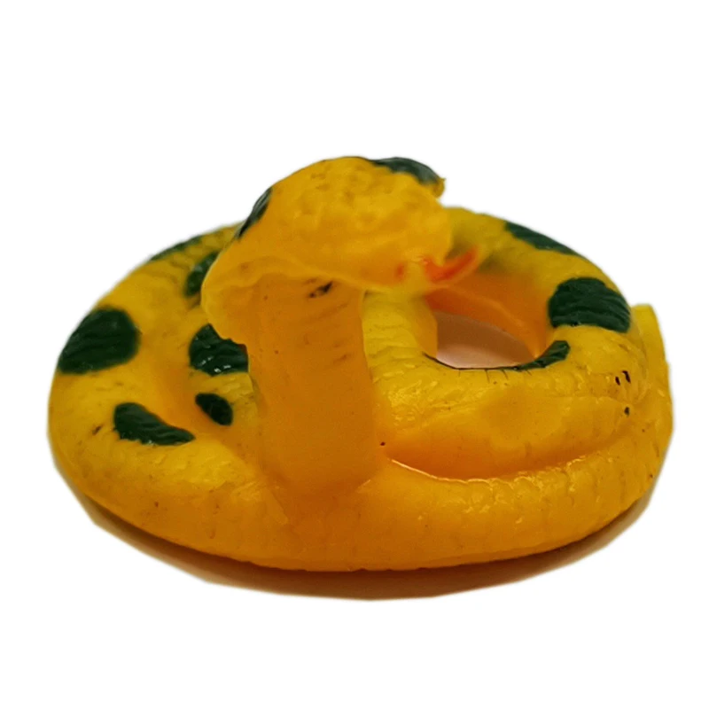 Manufacturer PVC Plastic Animal Figures Snake Model Simulation Toy Props Soft Snake Toy