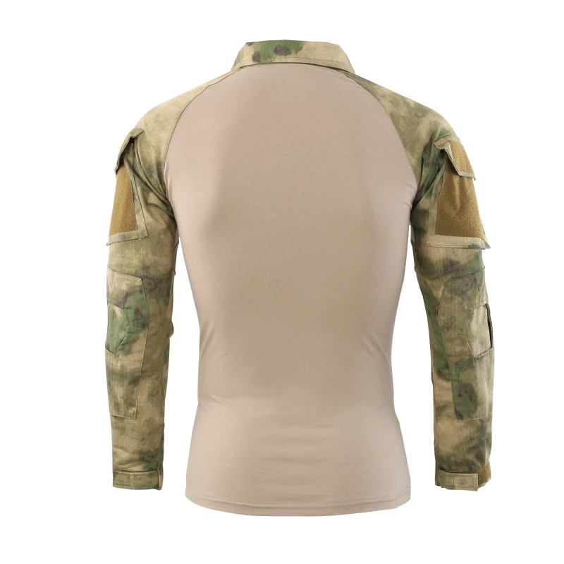 FG Camo Tactical Camouflage Combat Long Sleeve Hunting Frog Shirt