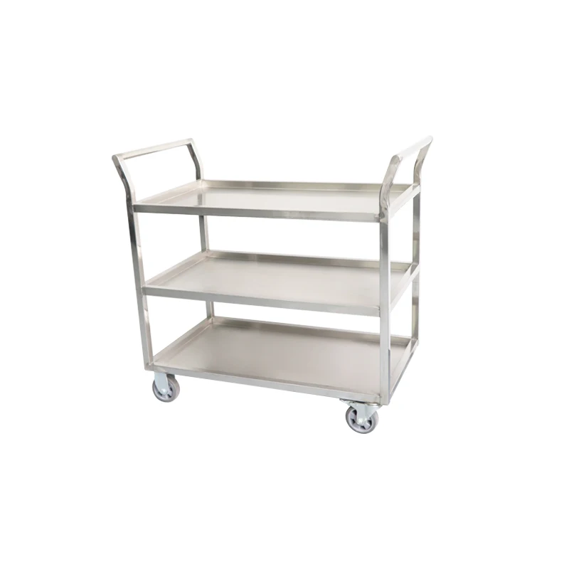 Wholesale Laboratory & Hospital Trolley 3 Layers Medical Equipment Stainless Steel Trolley