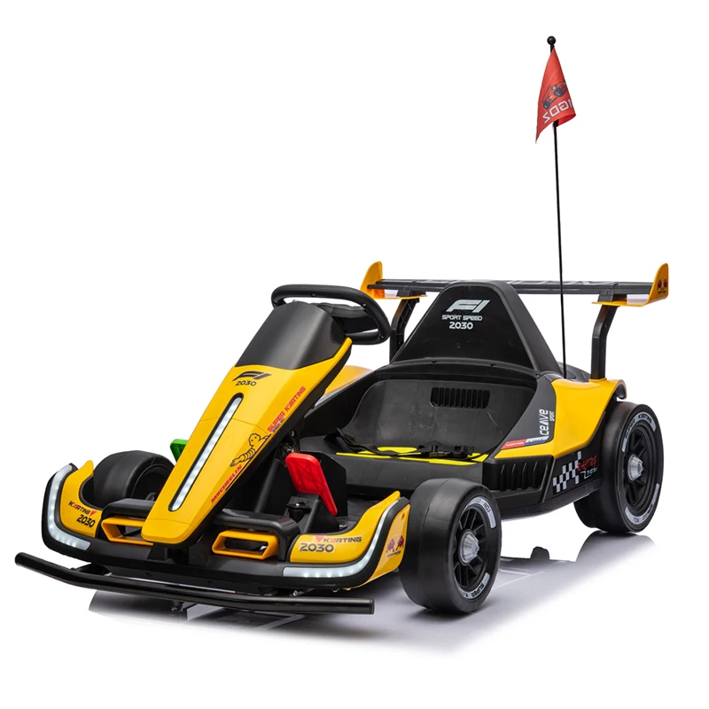 2024 New Style Kids Electric Car Drift Karts Remote Control Kids Drive Buggy Mini Kids Electric Go Karting Drift Car