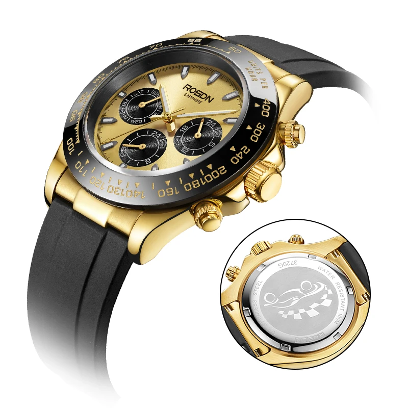 Роскошные Кварцевые часы для мужчин высокого качества браслет из нержавеющей стали IPG Chrono часы водонепроницаемые дропшиппинг для брендовых часов