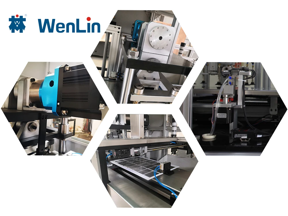 Wenlin automatic high quality PVC card press laminating machine for ID card lamination card machine manufacturer