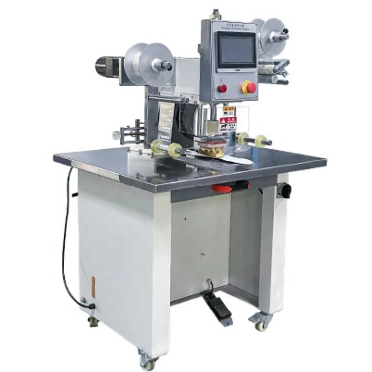 Fabric roll sticker label printing machine hot stamping machine