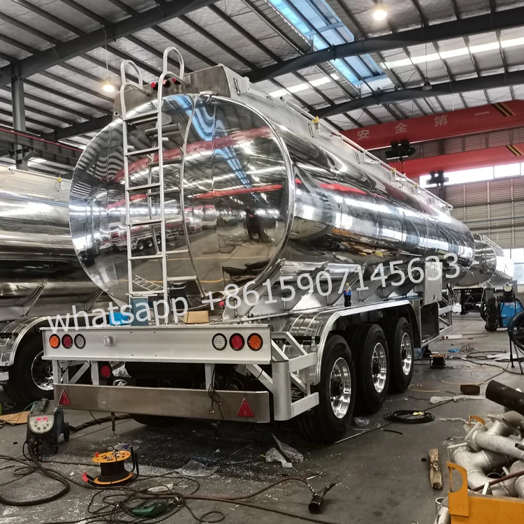 CLW 38000liters 42000liters 43000liters Aluminium petrol tanker semi trailer oil fuel tanks truck for sale
