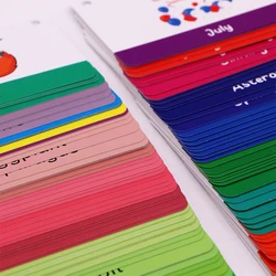 New Released Children Learning Card Educational Flash Card Printing