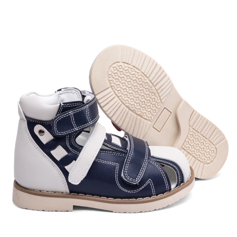 Diacomfort Toddlers High-top Corrective Shoes Orthotic Sole Open Toe Sandals Breathable Orthopedic Kids Shoes for Club Foot