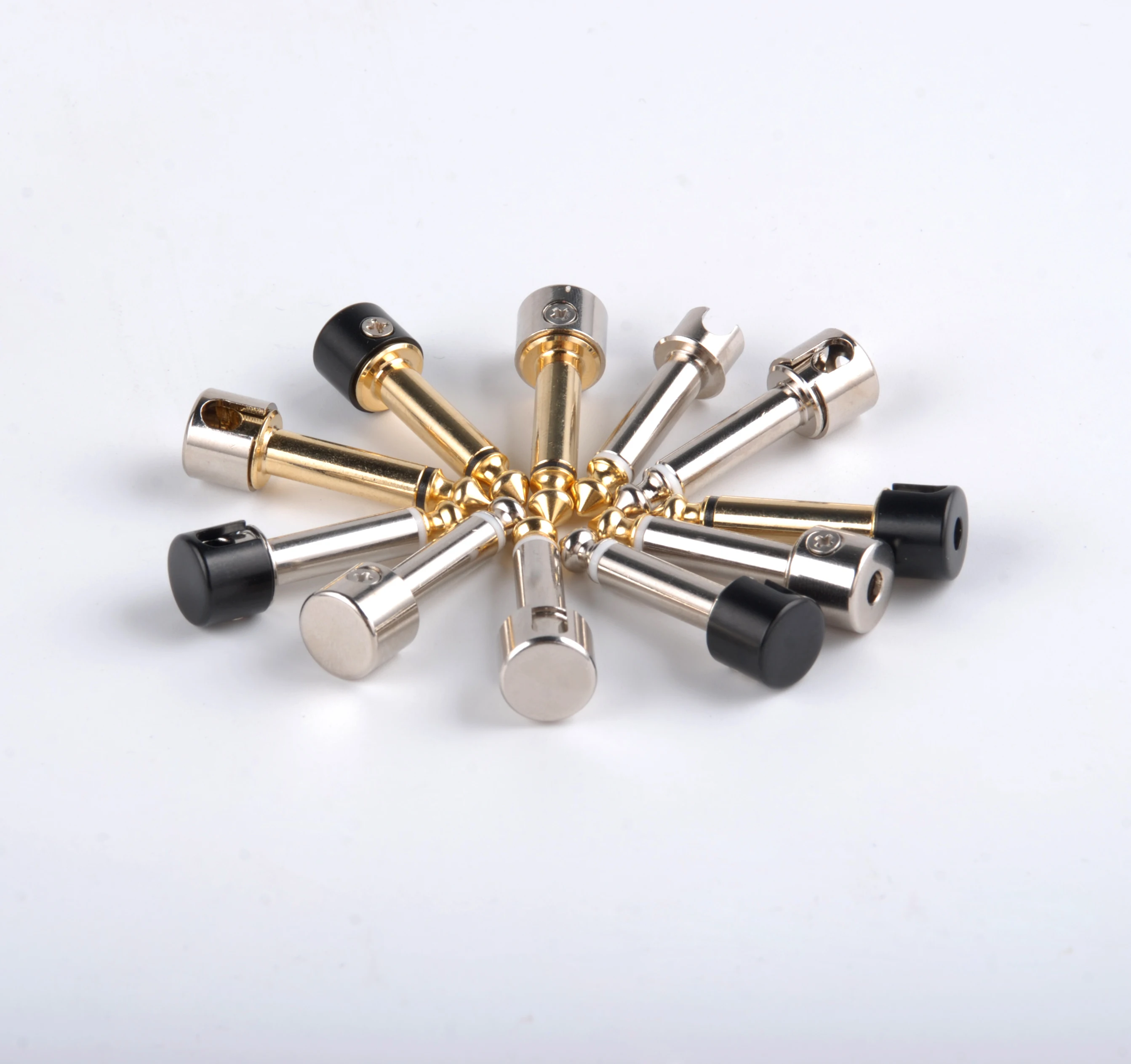 Professional  MS124B-1-S Free Solder Screw Type 6.35mm Mono Connector 6.35 Jack