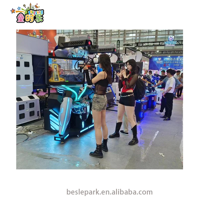 Besirui Newest 9D VR game shooting arcade shooting game vr shooting for the game center