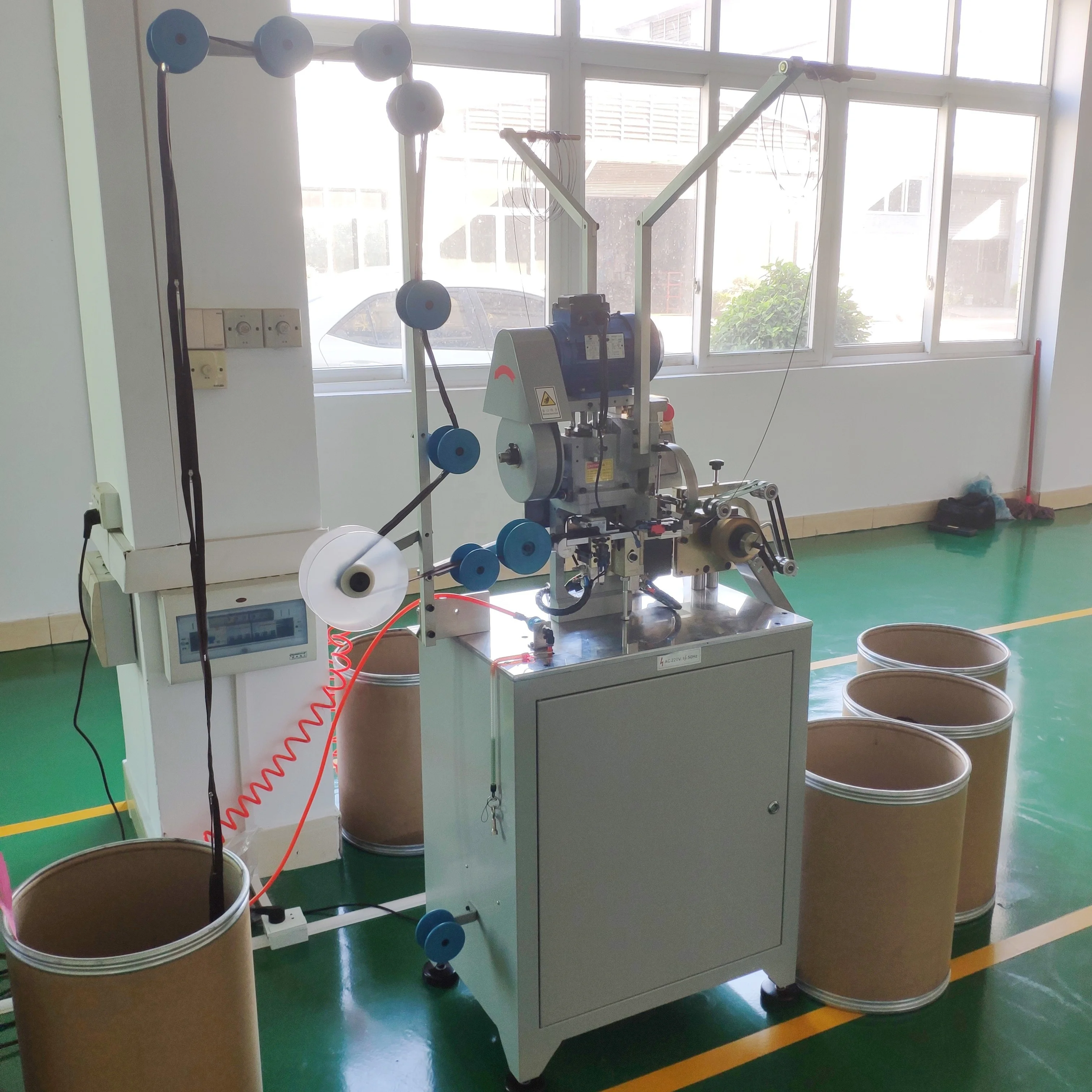 Zipper Making Machine Nylon Flat Double Top Stop Zipper Machine Manufacturer