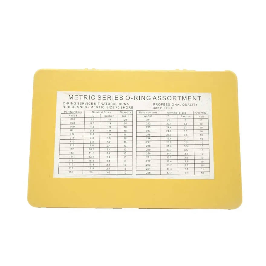 
High Quality 419 Pcs Oil Resistant O-Ring Sealcon Sealing Rings O-Ring Set Small 