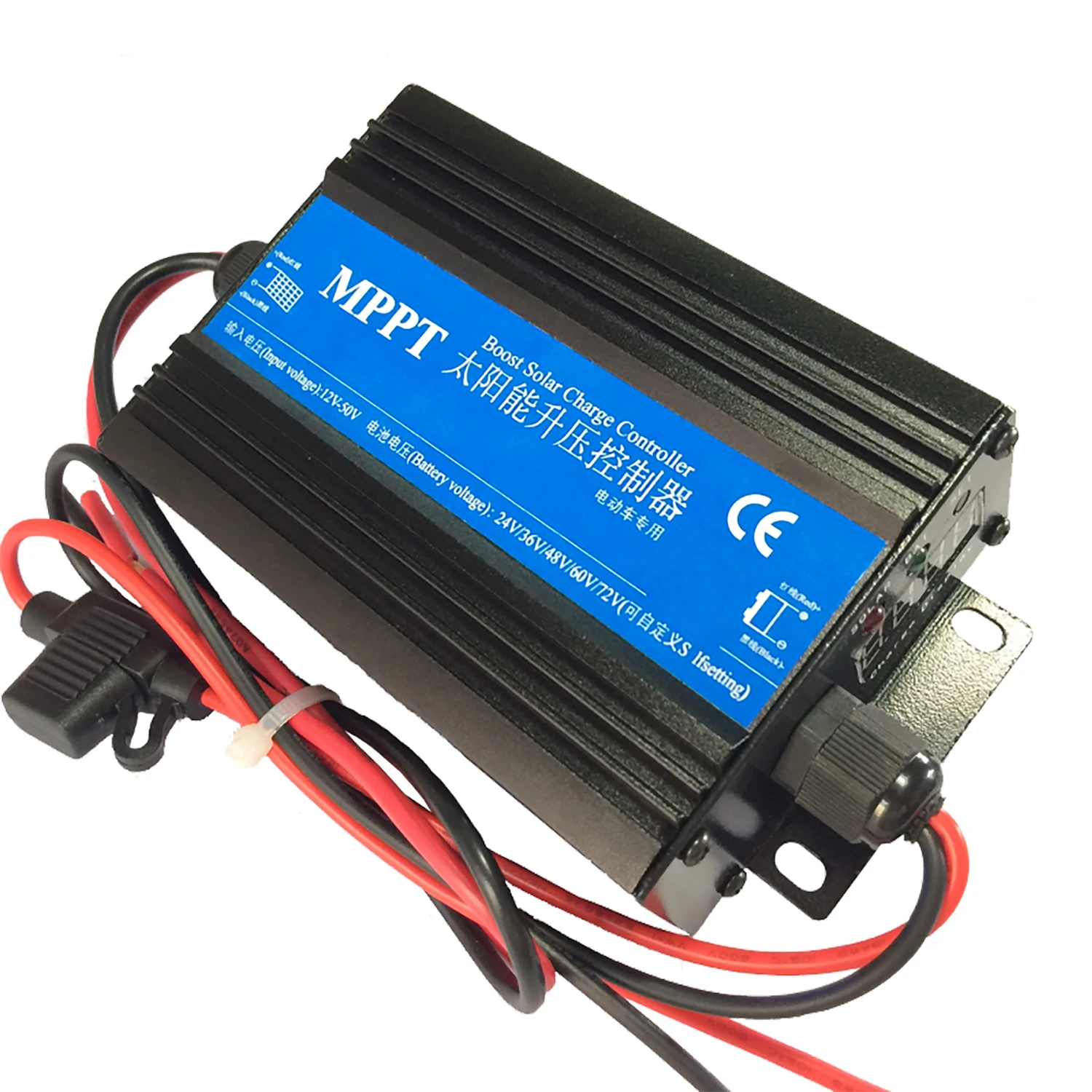 30A Solar Charge Controller Max Charger Portable E-bike Controller Solar 300W MPPT Charge Controlador Solare DC Electric Bicycle