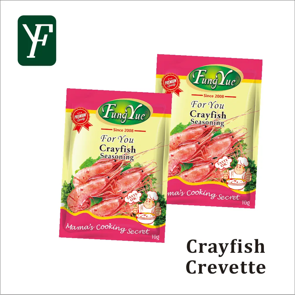 
Crayfish Flavor 10g Halal Certificate Chinese Manufacture Supply Seasoning Powder Bouillon Powder 