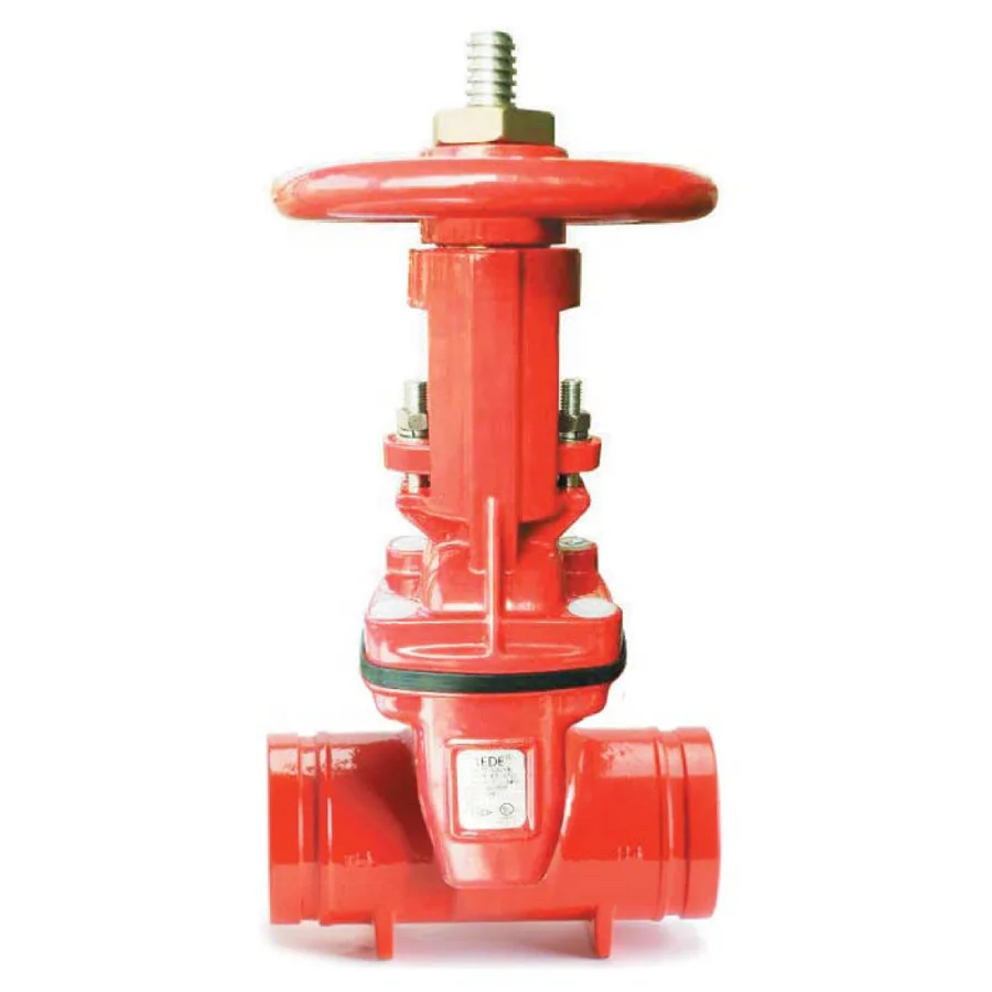 362PSI AWWA C515 рифленая эластичные сидя OS & Y запорный клапан