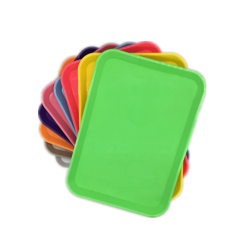 Medical Food grade autoclavable plastic setup tray, flat and divided separate dental tray for instruments