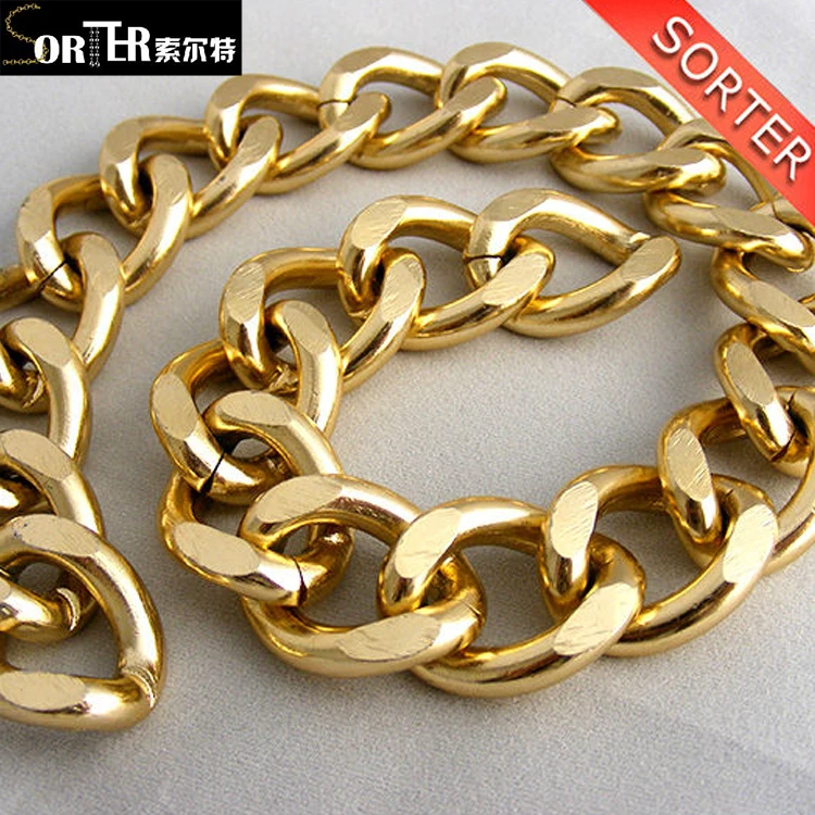 aluminium fancy thigh chain for jewelry bracelet colored jean men girls necklace bag decoration