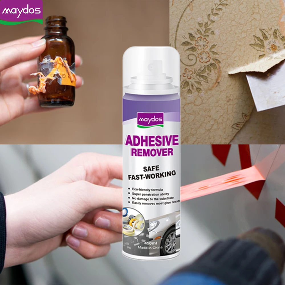 Maydos Anti Adhesive Spray Fabrics Leather Cleaner Hot Melt Adhesive glue cleaner