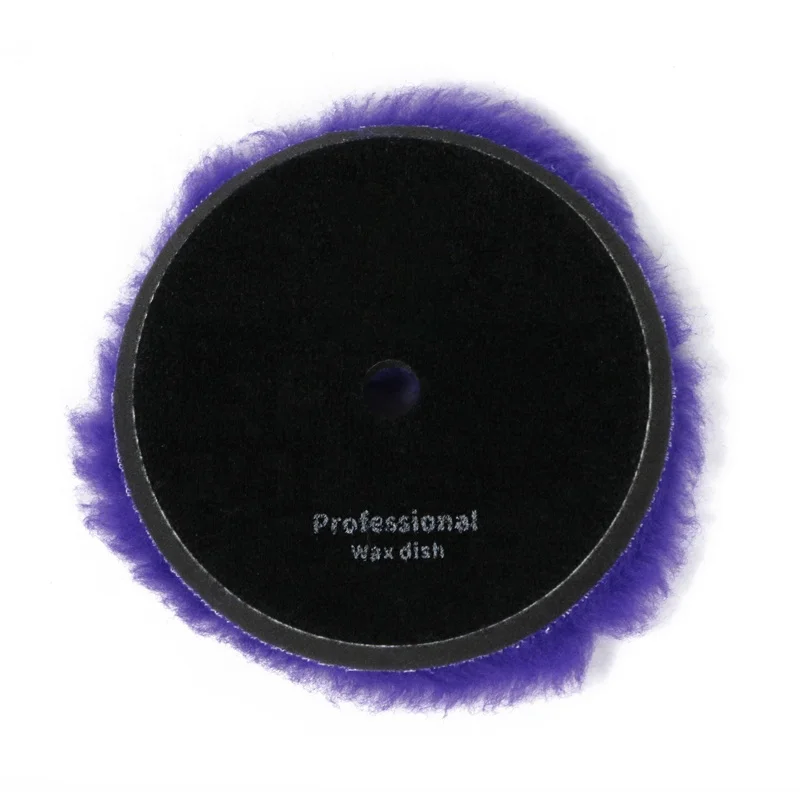 Фиолетовый шерстяной полировальный диск, 6 дюймов, для полировки автомобильной краски
