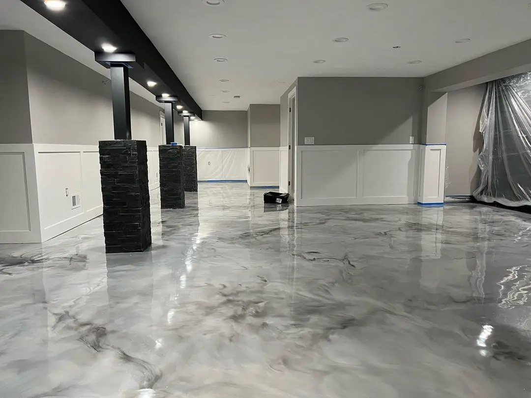 Factory Supply Directly Transparent Top Quality 3D Metallic Epoxy Paint Epoxy Floor Coating