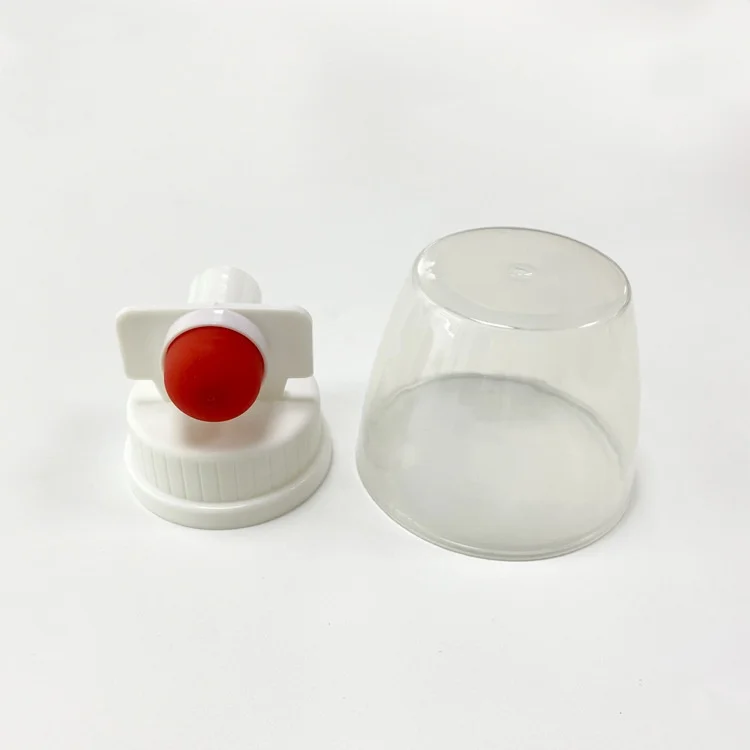 Hot Selling 40mm Plastic Laundry Detergent Bottle Cap With Cover Screw Cap Faucet Cap