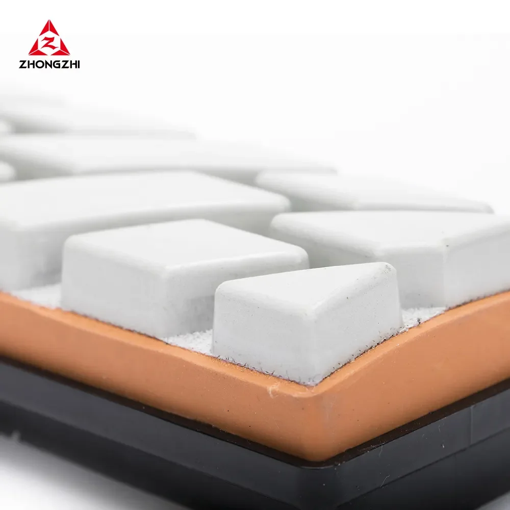 ZHONGZHI L140mm Resin-Bonded Polishing Compound Abrasive Set for Laptop Use - Ideal for Glaze Finishing on Slabs