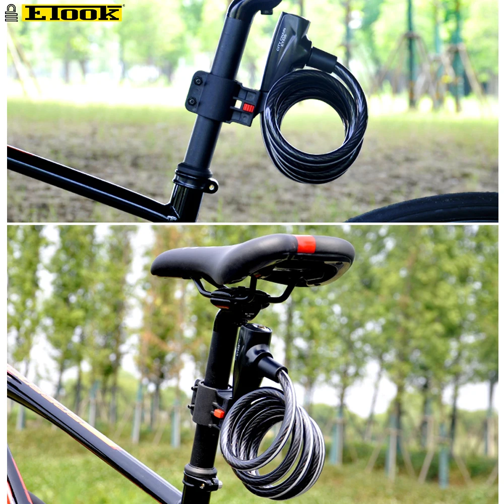 
NEW Small Head Steel Wire Bicycle Cable Lock MTB Bike Cable Lock 