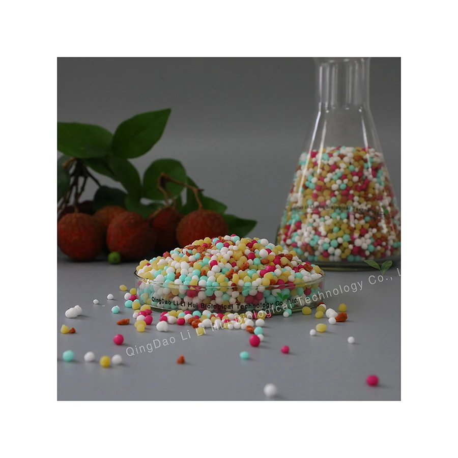 Wholesale High Pure Easy To Dissolve Mixed Fertilizer Rich Organic Npk Granular Fertilizer