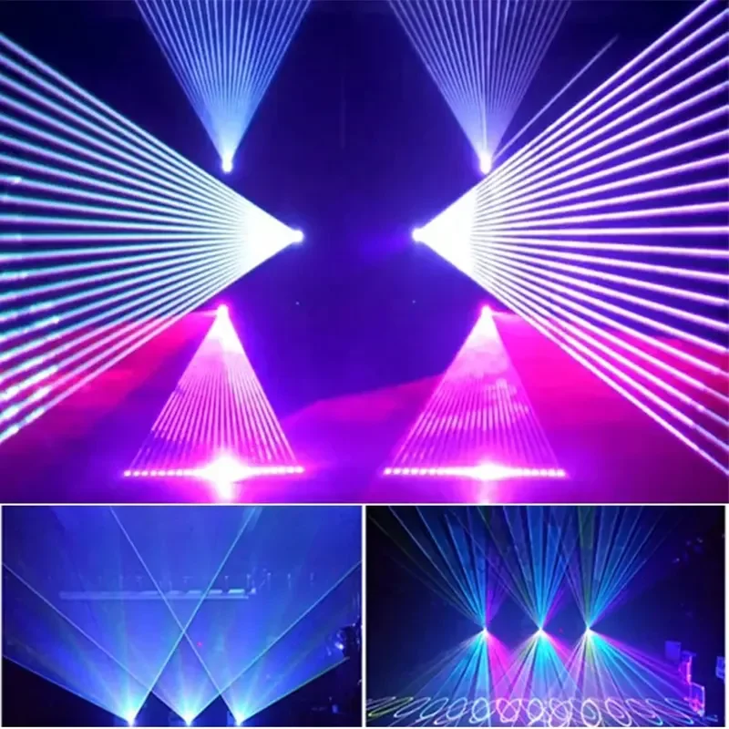 2w 3w 5w Laser Show ILDA 3d Laser Projector Party Disco Stage Full Color Lazer Animation Dj Laser Lights For Night Club