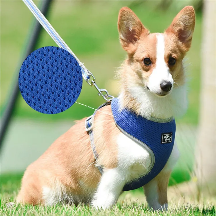 
New Arrival Air Dog Harness Soft All Weather Mesh Vest Reflective Harness for Small Medium Large Dogs 